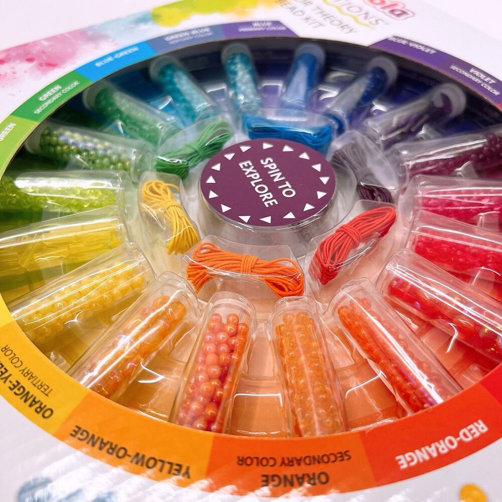 Color Theory Bead Kit Crayola Creations 2,000+ Bead Set Education‎ Learning Toy